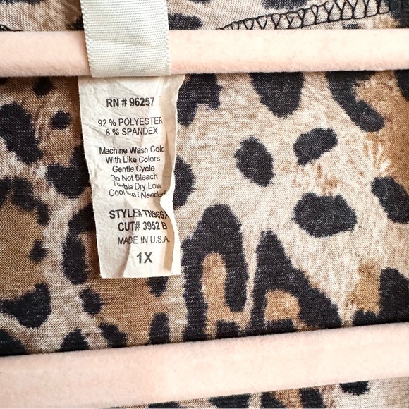 Leopard print jacket top - Picture 4 of 5